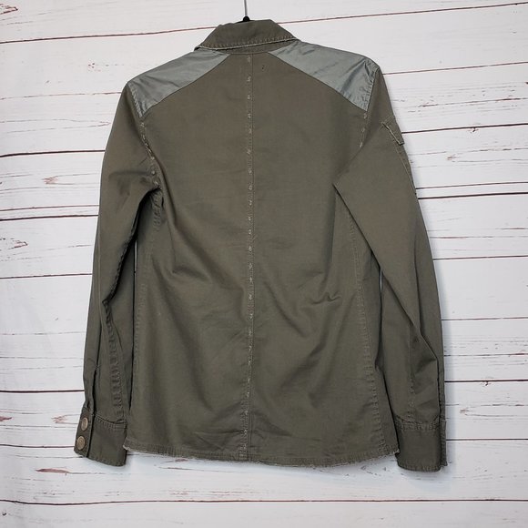 Alpinestars Olive Green Military Shirt Jacket - Picture 10 of 13